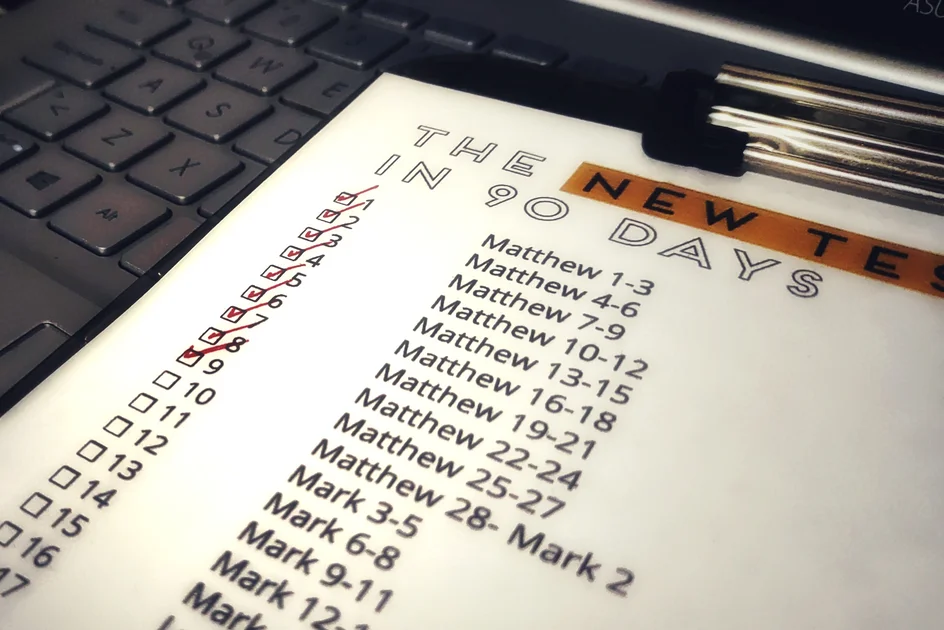 Checking off boxes (on paper)