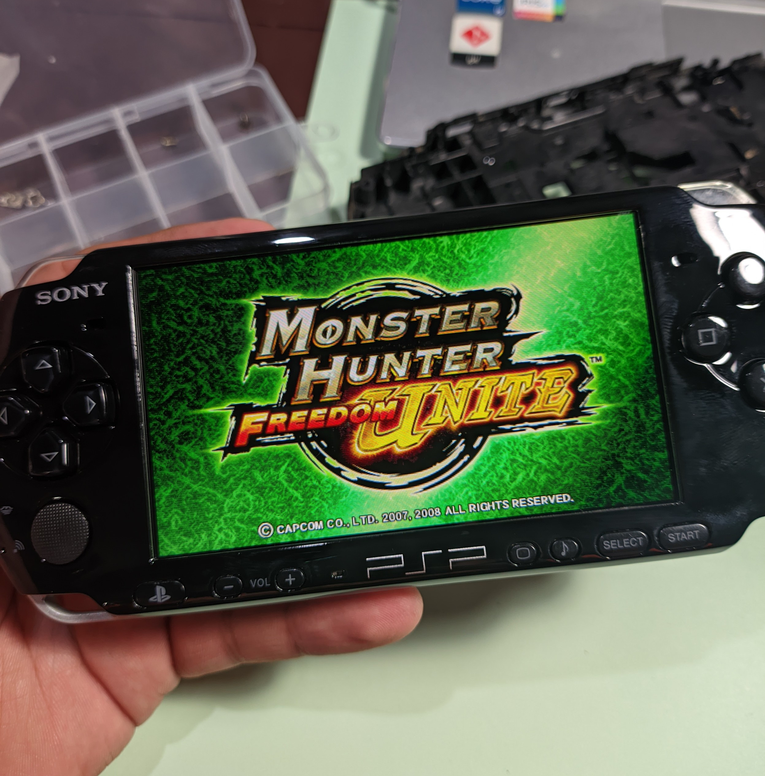 My reshelled PSP