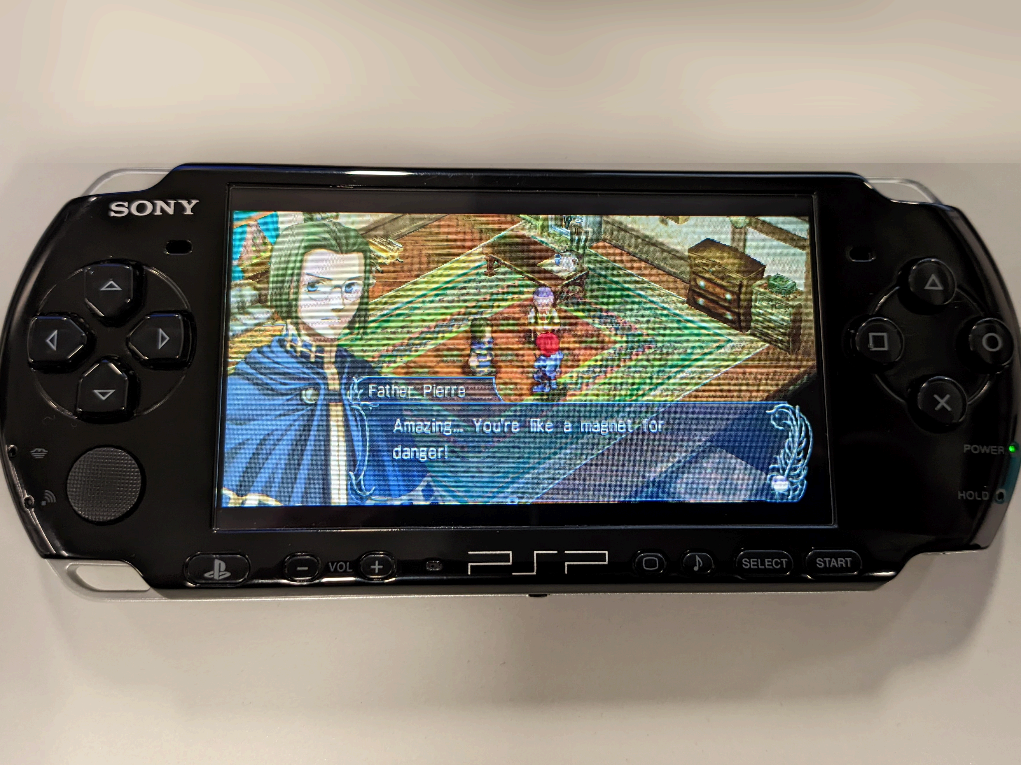 The game looks great on the PSP handheld