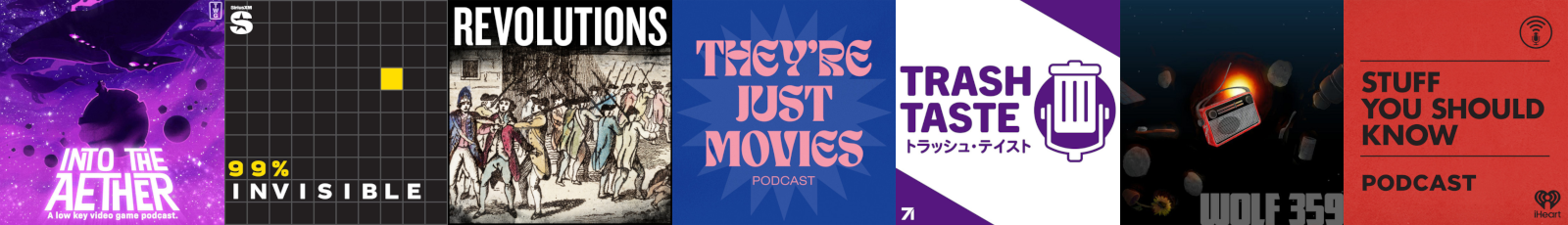 The podcasts I have been listening