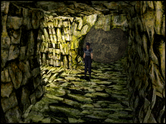 A giant boulder is a sign of trouble for Jill